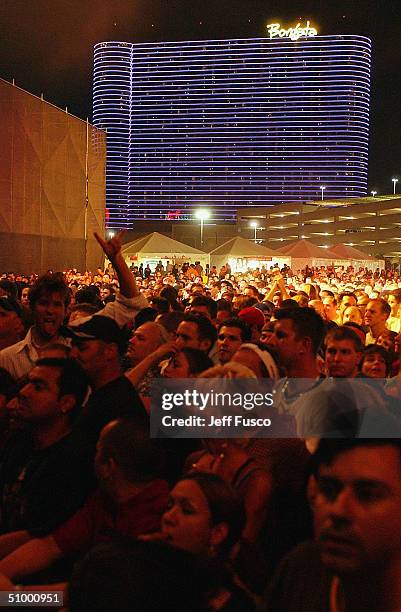 Thousands of fans await the Velvet Revolver concert at the Maxim Magazine Presents "Fantasy Island" at the Borgata Hotel Casino and Spa June 26, 2004...