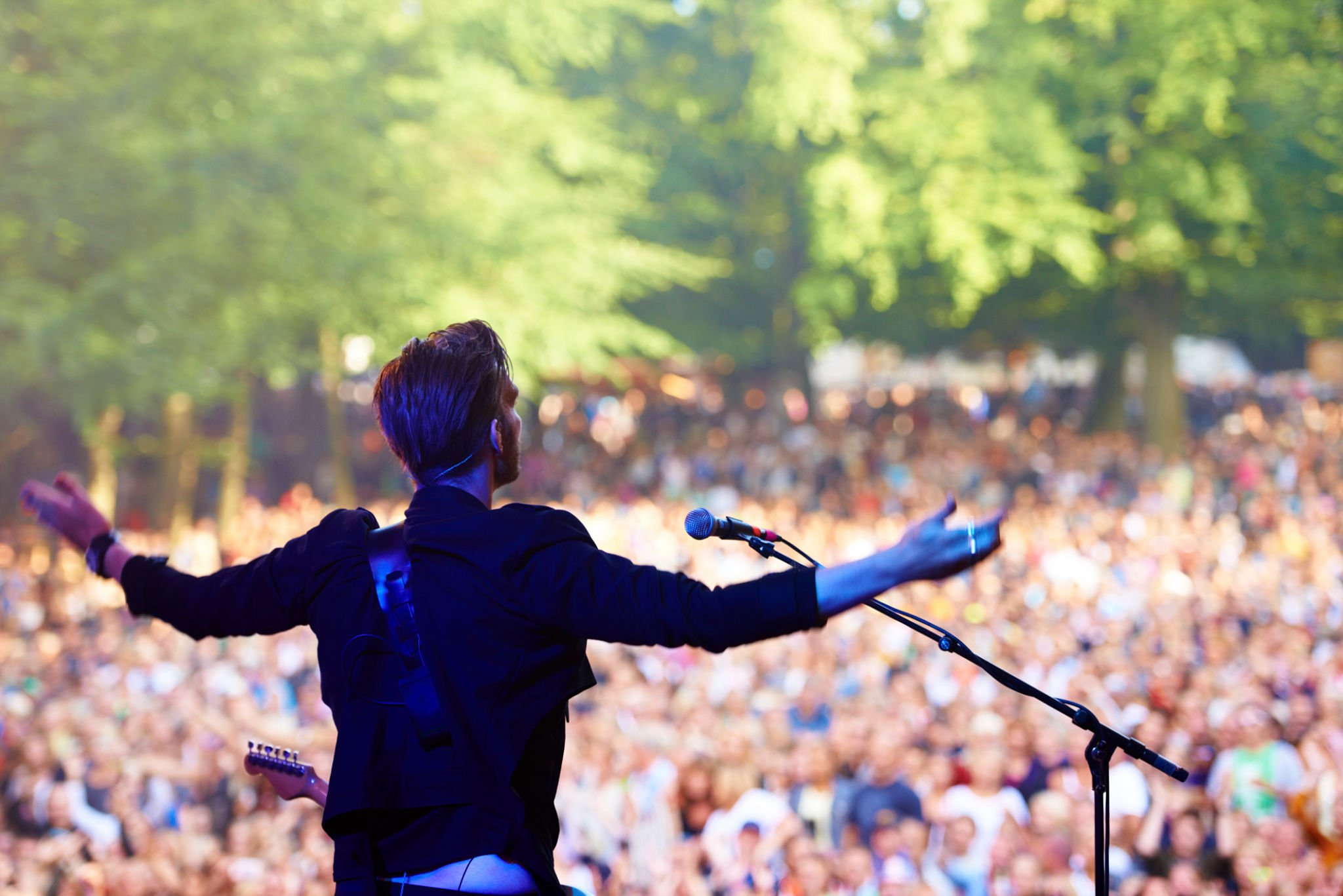 musician performing