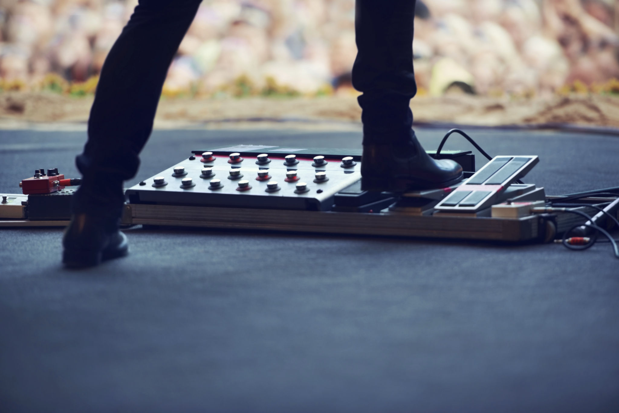 musician pedalboard