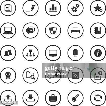 Circle Icons Set | Web & Internet Circle Icons Set | Web & Internet