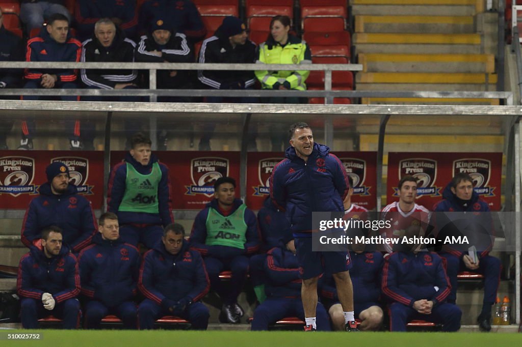 Manchester United v Manchester City: U21 Premier League