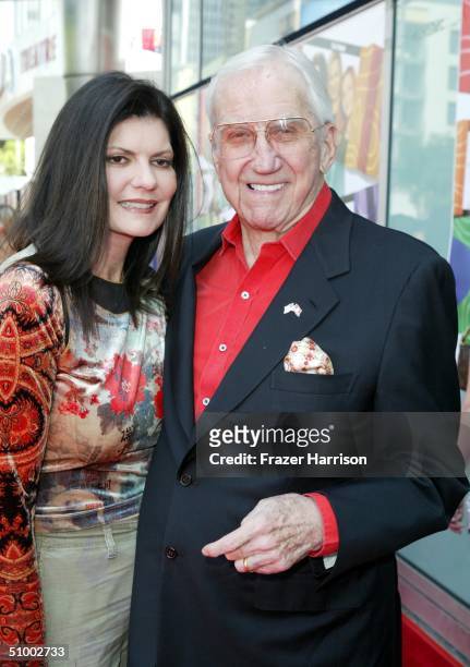 Actor Ed McMahon and wife Pam arrive for the MGM Premiere of 'Sleepover' at the Archlight Cinerama Dome June 27, 2004 in Hollywood.