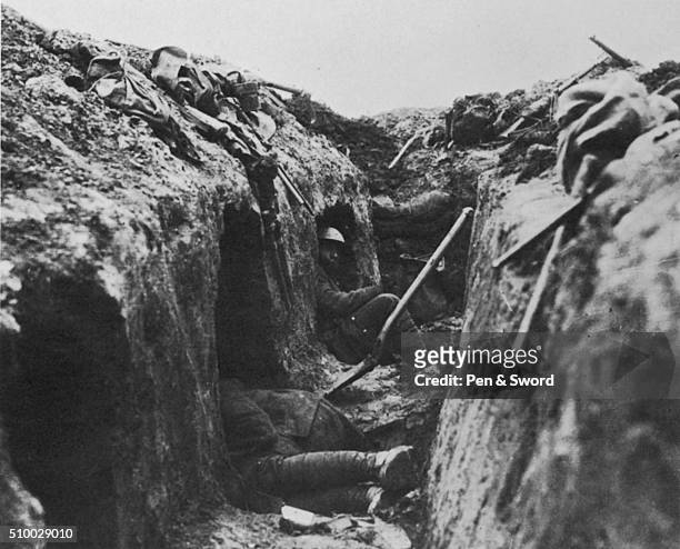 Trenches at Arras, France.