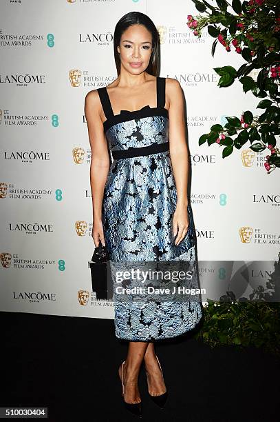 Sarah Jane Crawford attends the Lancome BAFTA nominees party at Kensington Palace on February 13, 2016 in London, England.