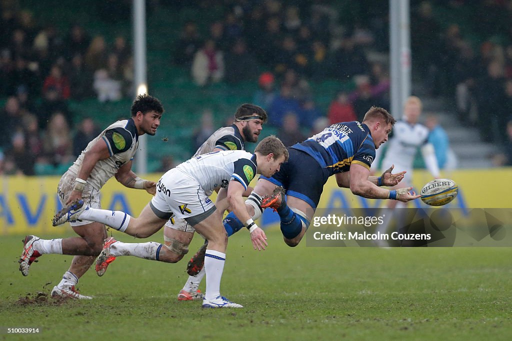 Worcester Warriors v Bath Rugby - Aviva Premiership