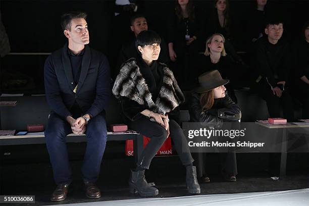 Designer Son Jung Wan attends the Son Jung Wan Fall 2016 fashion show during New York Fashion Week: The Shows at The Dock, Skylight at Moynihan...