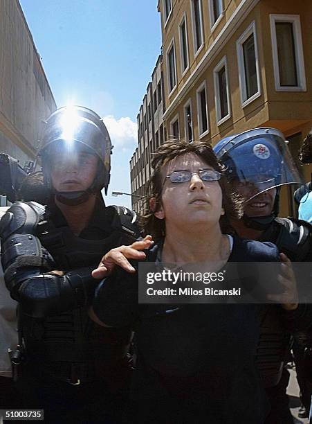 police patrol in istanbul ahead of nato summit - civilian arrest stock pictures, royalty-free photos & images