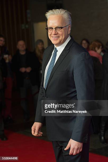 Tim Robbins attends the award with the Berlinale Camera on his behalf during the 66th Berlinale International Film Festival Berlin at Kino...