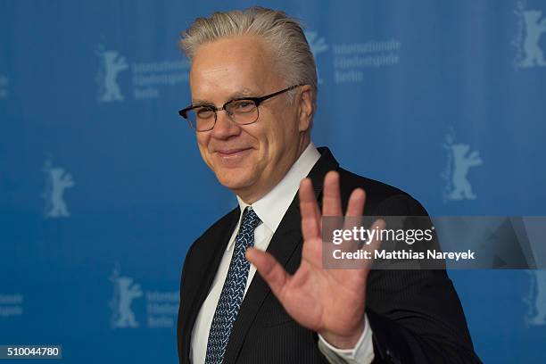 Tim Robbins attends the award with the Berlinale Camera on his behalf during the 66th Berlinale International Film Festival Berlin at Kino...