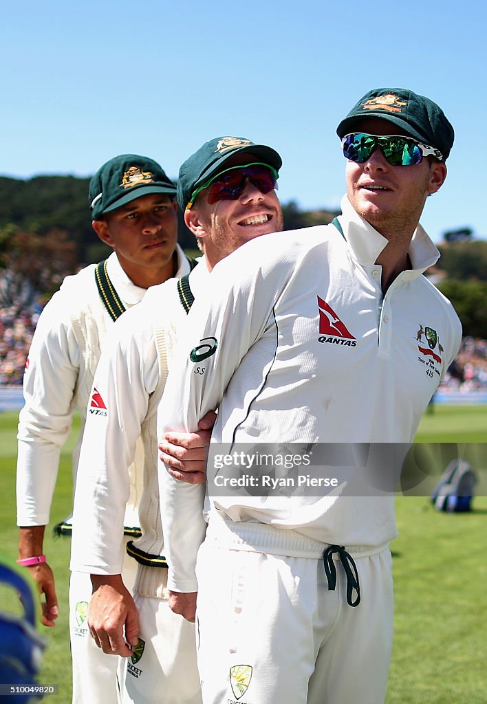 New Zealand v Australia - 1st Test: Day 3