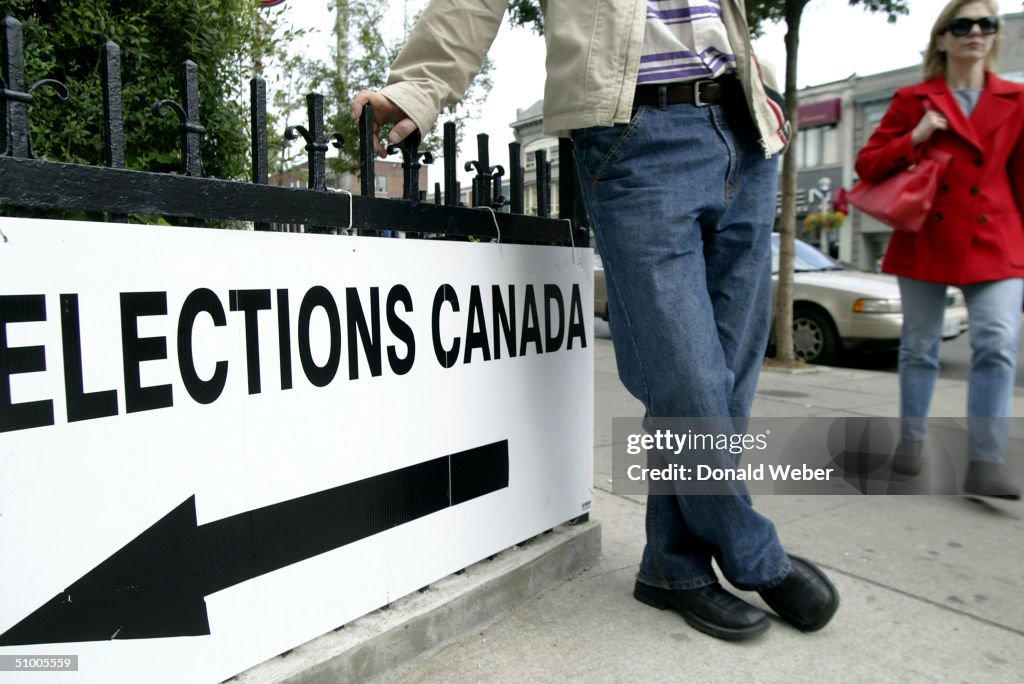 Canadians Head To The Polls