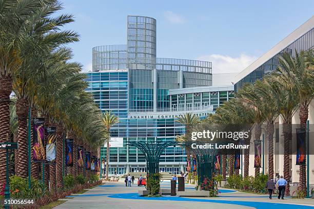 anaheim convention center - anaheim california stock pictures, royalty-free photos & images