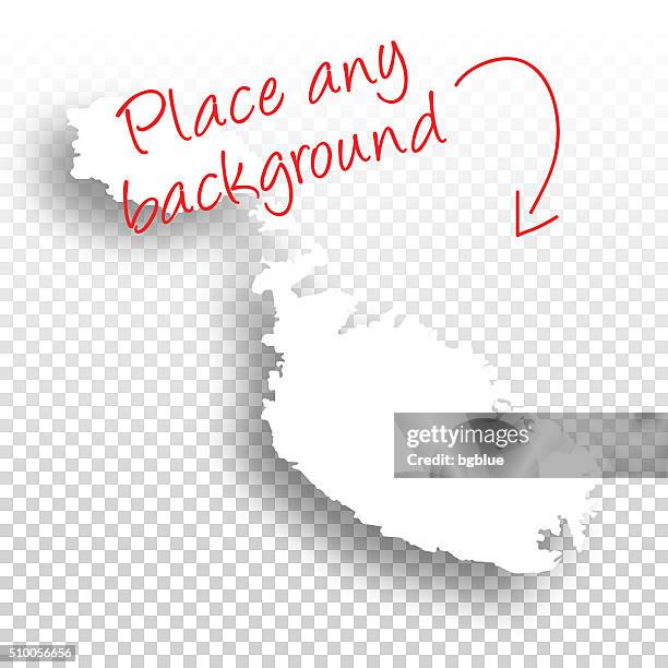 malta map for design - blank background - malta stock illustrations
