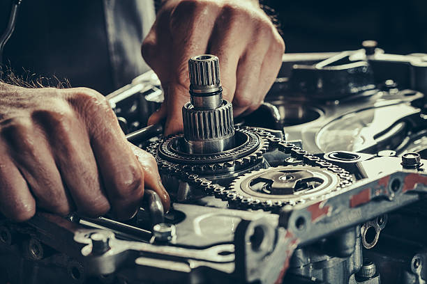 cvt gearbox repair closeup - communication stock pictures, royalty-free photos & images