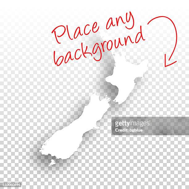 neuseeland-karte für design-vorlage hintergrund - new zealand map stock-grafiken, -clipart, -cartoons und -symbole