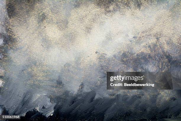 into the heavy storm cloud - artists canvas stock illustrations