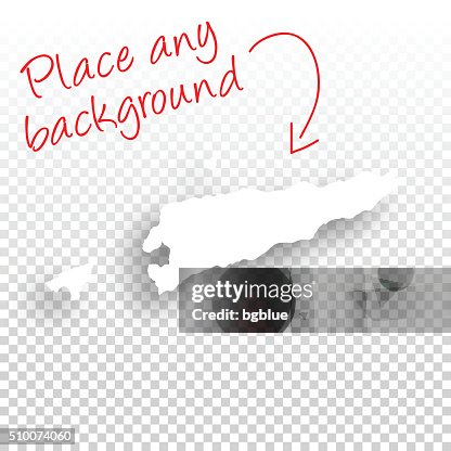 Timor-Leste (East Timor) Map for design - Blank Background Timor-Leste (East Timor) Map for design - Blank Background