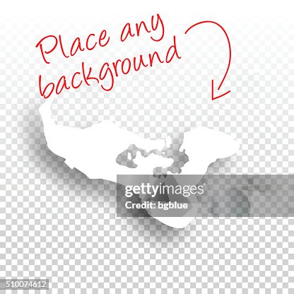 Tonga Map for design - Blank Background Tonga Map for design - Blank Background
