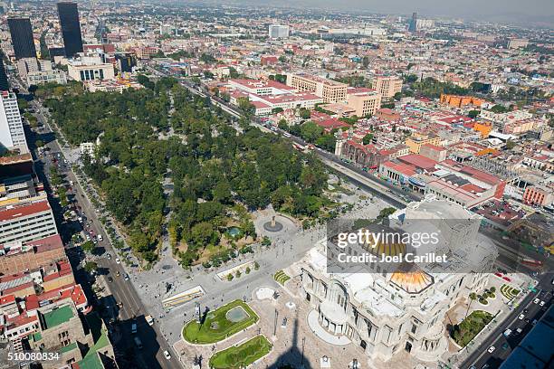 alameda central na cidade do méxico, méxico - distrito federal distrito - fotografias e filmes do acervo