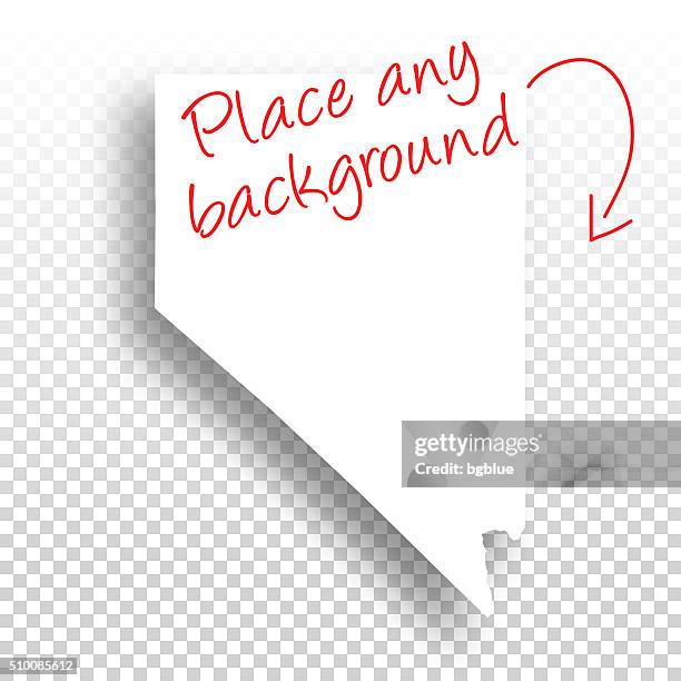 nevada map for design - blank background - nevada state stock illustrations