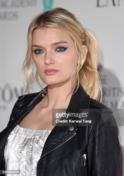Lily Donaldson attends the Lancome BAFTA nominees party at Kensington Palace on February 13, 2016 in London, England.