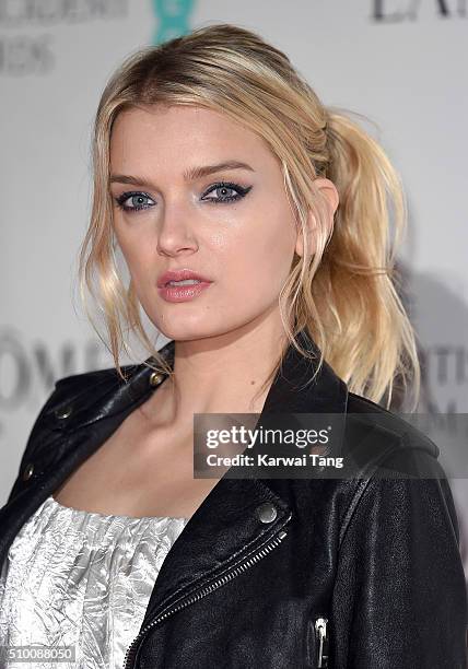 Lily Donaldson attends the Lancome BAFTA nominees party at Kensington Palace on February 13, 2016 in London, England.