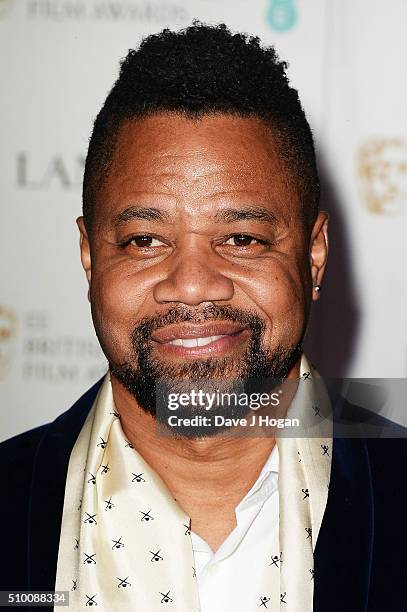 Cuba Gooding Jr attends the Lancome BAFTA nominees party at Kensington Palace on February 13, 2016 in London, England.