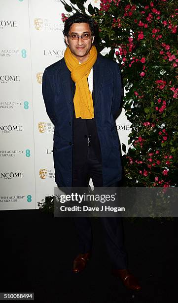 Asif Kapadia attends the Lancome BAFTA nominees party at Kensington Palace on February 13, 2016 in London, England.