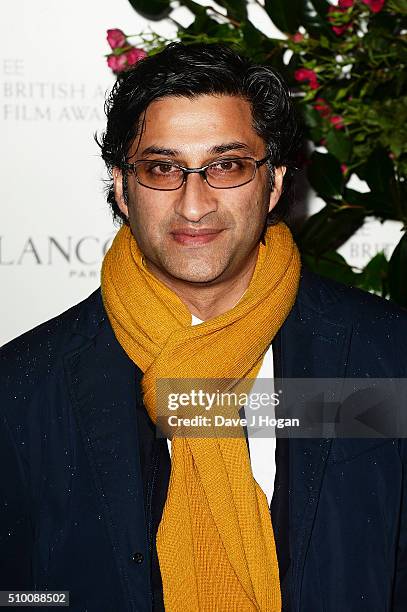 Asif Kapadia attends the Lancome BAFTA nominees party at Kensington Palace on February 13, 2016 in London, England.