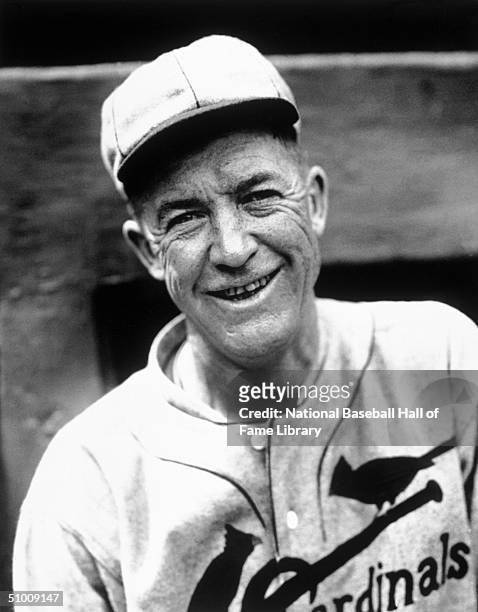 Grover Cleveland Alexander of the St. Louis Cardinals poses for a portrait. Ole' Pete played for the St. Louis Cardinals from 1926-1929.