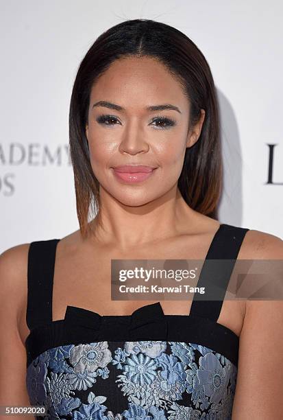 Sarah-Jane Crawford attends the Lancome BAFTA nominees party at Kensington Palace on February 13, 2016 in London, England.