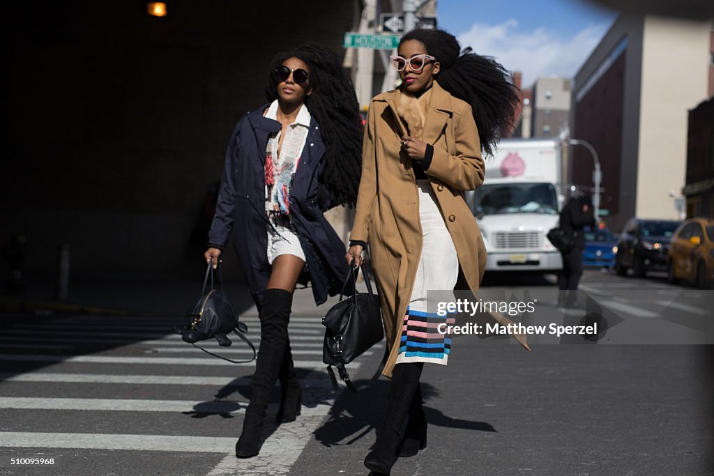 Street Style - Day 3 - New York Fashion Week: Women's Fall/Winter 2016