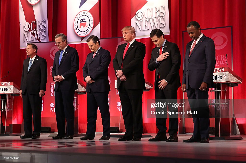 Republican Presidential Candidates Debate In Greenville, South Carolina