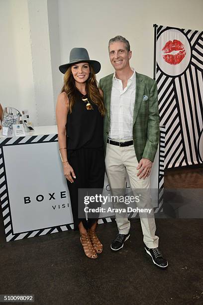 Ali Landry attends the Colgate Optic White Beauty Bar Ð Day 1 at Hudson Loft on February 13, 2016 in Los Angeles, California.