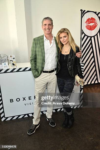 AnnaLynne McCord attends the Colgate Optic White Beauty Bar Ð Day 1 at Hudson Loft on February 13, 2016 in Los Angeles, California.