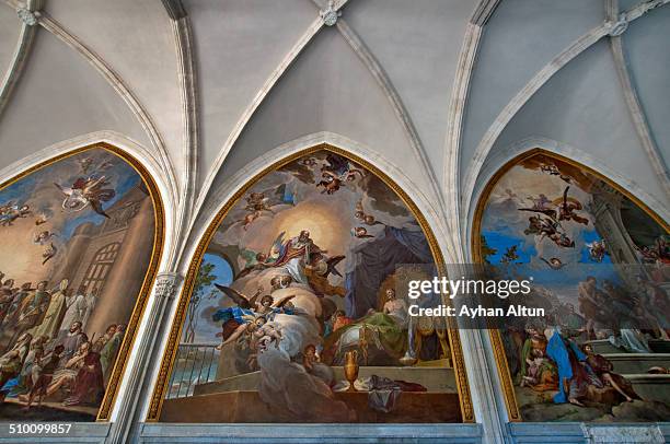 the primate cathedral of saint mary of toledo - toledo cathedral stock pictures, royalty-free photos & images