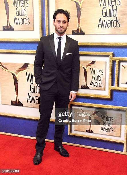 Writer Seth Fisher attends the 2016 Writers Guild Awards L.A. Ceremony at the Hyatt Regency Century Plaza on February 13, 2016 in Los Angeles,...