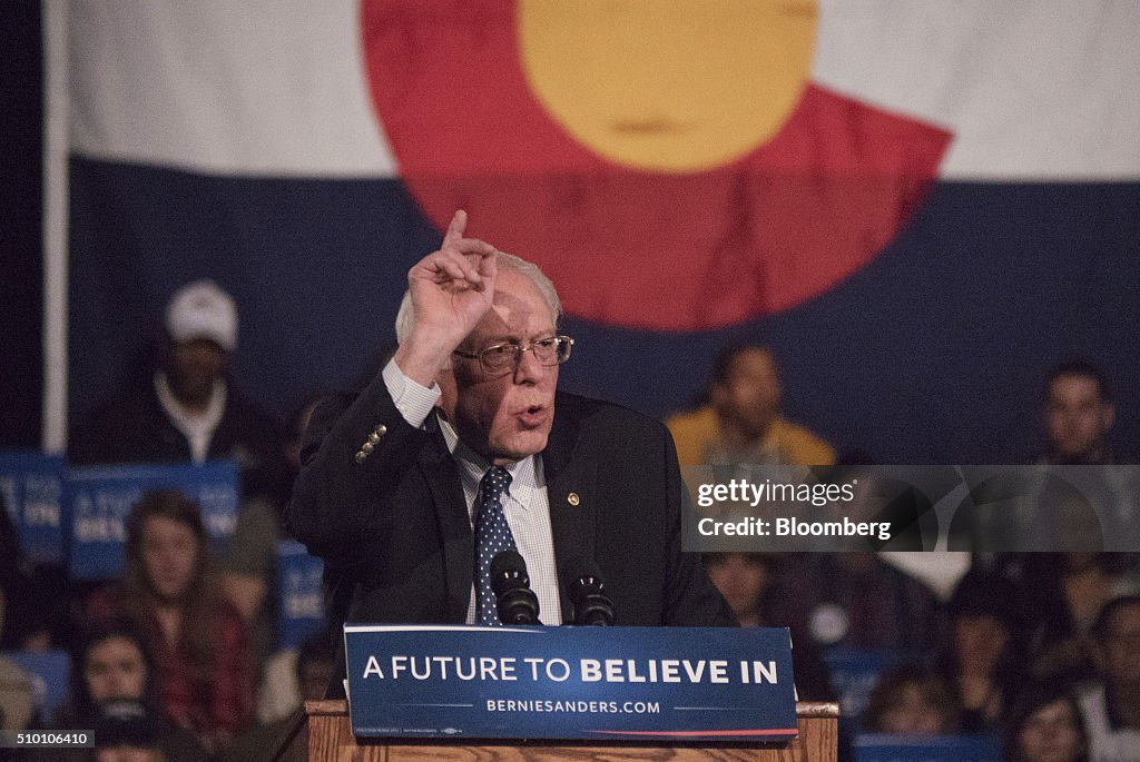 Presidential Candidate Bernie Sanders Holds Colorado Campaign Rally