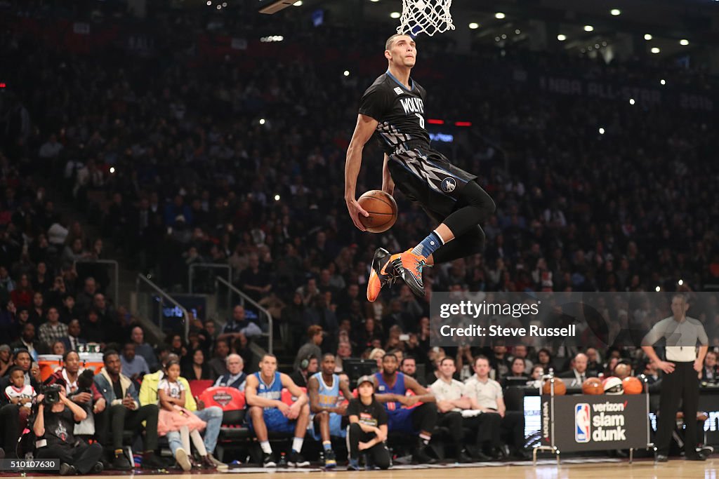 NBA's All-Star Saturday Night. Where players compete in three events, the Skills Challenge, 3-point shooting and Slam Dunk