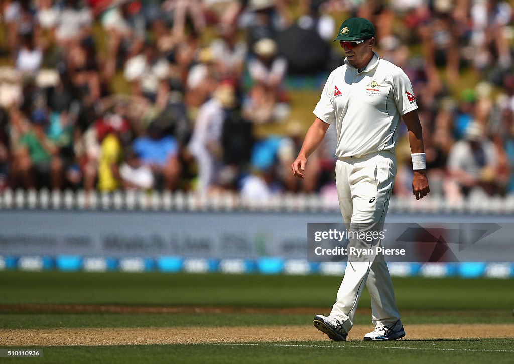 New Zealand v Australia - 1st Test: Day 3