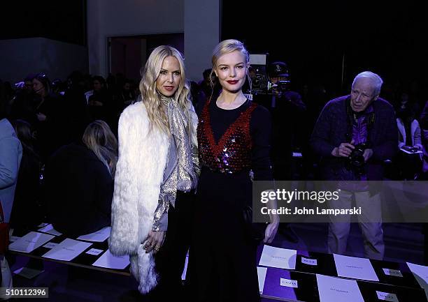 Rachel Zoe and Kate Bosworth attend Altuzarra show during the Fall 2016 New York Fashion Week on February 13, 2016 in New York City.