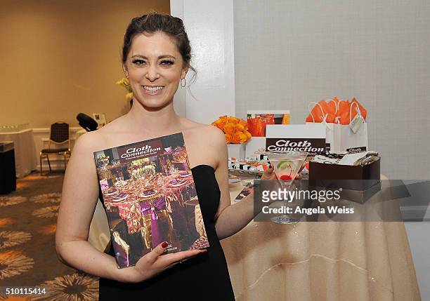 Actress Rachel Bloom attends the Backstage Creations Celebrity Retreat at The 2016 Writers Guild West Awards at the Hyatt Regency Century Plaza on...