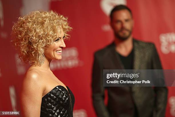 Singer Kimberly Schlapman attends the 2016 MusiCares Person of the Year honoring Lionel Richie at the Los Angeles Convention Center on February 13,...