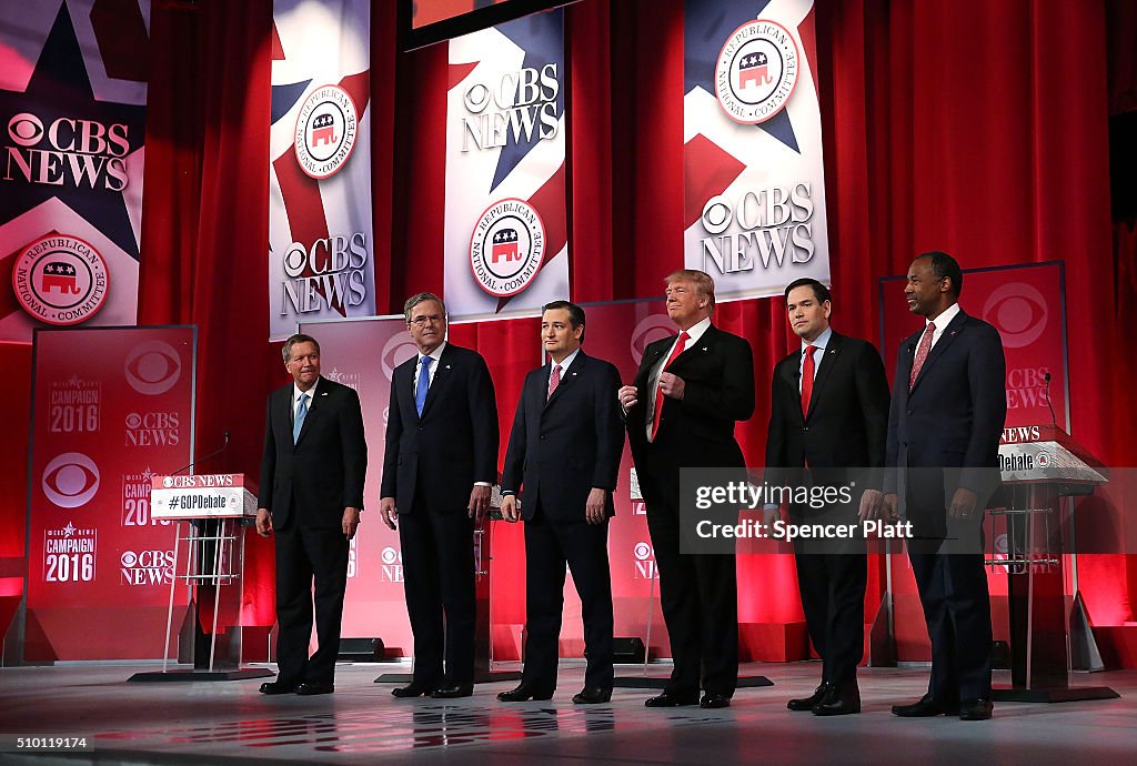 Republican Presidential Candidates Debate In Greenville, South Carolina