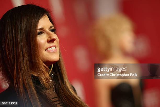 Singer Karen Fairchild attends the 2016 MusiCares Person of the Year honoring Lionel Richie at the Los Angeles Convention Center on February 13, 2016...
