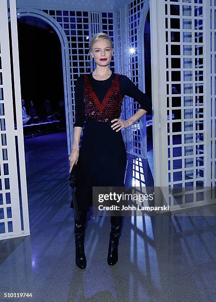 Kate Bosworth attends Altuzarra show during the Fall 2016 New York Fashion Week on February 13, 2016 in New York City.