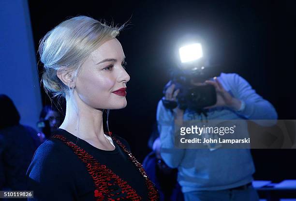 Kate Bosworth attends Altuzarra show during the Fall 2016 New York Fashion Week on February 13, 2016 in New York City.