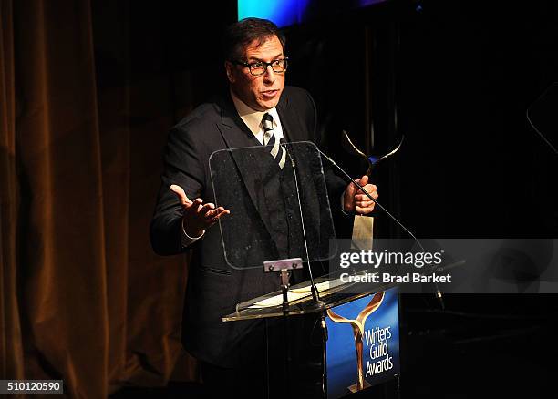 Richard LaGravenese attends the 2016 Writers Guild Awards New York Ceremony - Inside at The Edison Ballroom on February 13, 2016 in New York City.