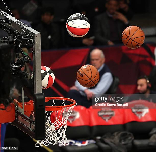 All Star Weekend Three Point Shootout Photos and Premium High Res ...