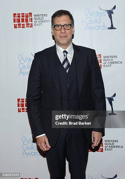 Richard LaGravenese attends the 2016 Writers Guild Awards New York Ceremony - Arrivals at The Edison Ballroom on February 13, 2016 in New York City.